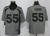 Nike Denver Broncos 55 Chubb Gray 2017 Vapor Untouchable Men Stitched Gridiron Gray Limited jersey