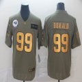 Los Angeles Rams #99 Aaron Donald green gold Nike Camo 2019 Salute to Service Limited Jersey