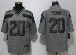 Nike Seattle Seahawks 20 Penny Gray 2017 Vapor Untouchable Men Stitched Gridiron Gray Limited jersey