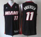 Adidas Miami Heat ANDERSEN 11# black nba Jersey