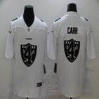 Nike Oakland Raiders #4 Derek Carr white fashion Color Rush Limited Jerseys-BD