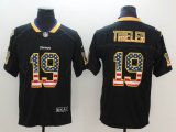 Nike Vikings 19 Thielen black Color Rush Limited USA flag Jerseys