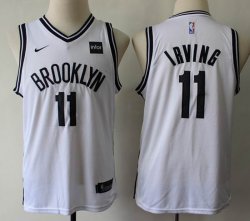 Youth Brooklyn Nets #11 Kyrie Irving white nike NBA basketball Jerseys-S8