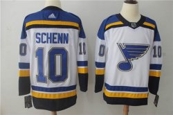 Adidas St.Louis Blues #10 Brayden Schenn white NHL hockey