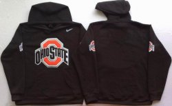 Ohio State Buckeyes Black Blank NCAA Hooded Sweatshirt