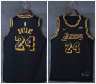 Nike Los Angeles Lakers #24 Kobe Bryant black fashion basketball jerseys-LT