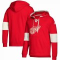 Custom Adidas Detroit Red Wings Red personality NHL Hooded Sweatshirt