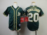 Kid Oakland Athletics DONALDSON 20 Green baseball jerseys