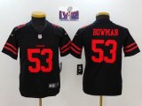 Kid San Francisco 49ers #53 NaVorro Bowman black nike Color Rush Limited Jersey