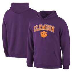 Fanatics Branded Clemson Tigers Purple Campus Pullover Hoodie