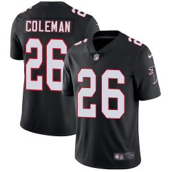 Nike Atlanta Falcons #26 Coleman black color Rush Limited Jersey