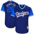 Los Angeles Dodgers #26 Silver Fox blue classic baseball Jerseys