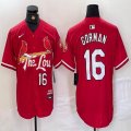 Nike St.Louis Cardinals #16 Nolan Gorman red majestic Baseball Jersey city version-BD