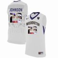 custom Washington Huskies Carlos Johnson #23 white College basketball jersey