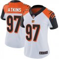 Women Nike Cincinnati Bengals #97 Geno Atkins white Color Rush Limited Jersey