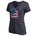 Women's Utah Jazz Fanatics Branded Navy Plus Size Banner State V-Neck T-Shirt