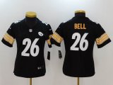 Women Pittsburgh Steelers #26 Le Veon Bell Nike black Color Rush Limited Jersey