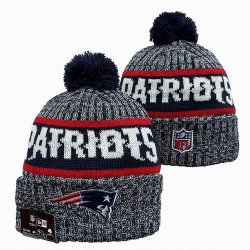 2024 New England Patriots dark blue gray white NFL Sports Cuffed Knit Hats