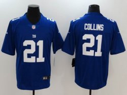 Nike New York Giants #21 Landon Collins blue color Rush Limited Jersey