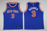 Nike New York Knicks #3 Tim Hardaway Jr. blue nba jersey-LT