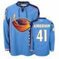 Atlanta Thrashers 41 John Anderson Blue NHL Jersey