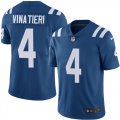 Indianapolis Colts #4 Adam Vinatieri blue nike Color Rush Limited Jerseys