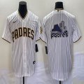 Nike San Diego Padres blank white majestic baseball jerseys big logo 04