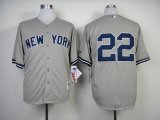 New York Yankees 22 Jacoby Ellsbury Grey baseball Jerseys