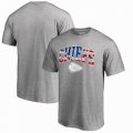 Kansas City Chiefs Pro Line by Fanatics Branded Banner Wave T-Shirt - Heathered Gray