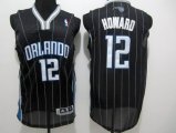 Orlando Magic #12 Dwight Howard Black NBA Jerseys