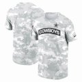 Dallas Cowboys Nike Arctic Camo 2024 Salute To Service Performance T-Shirt