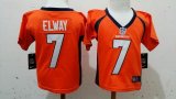 Nike Denver Broncos #7 John Elway orange nfl children jersey