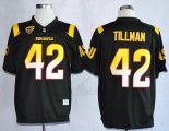 Arizona State Sun Devis (ASU) Pat Tillman 42 black College Football Jerseys