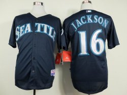 Seattle Mariners Austin Jackson #16 dark blue mlb jerseys