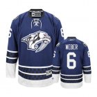 Shea Weber Jersey 6 Blue Third Nashville Predators Jerseys