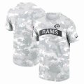 Los Angeles Rams Nike Arctic Camo 2024 Salute To Service Performance T-Shirt