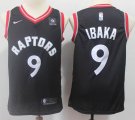 Nike Toronto Raptors #9 Serge Ibaka black NBA Jerseys- S8