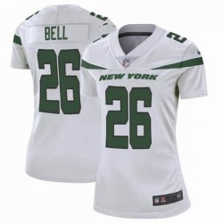 Women Nike New York Jets #26 Le Veon Bell white Color Rush Limited Jersey-BD