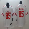 49ers #85 George Kittle nike white Color Rush Limited Jersey