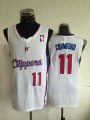 Los Angeles Clippers #11 Jamal Crawford white nba Jersey