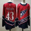 Adidas Washington Capitals #43 Tom Wilson red ice hockey Jerseys -PD