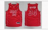 Adidas miami heat #34 ray allen red NBA jersey