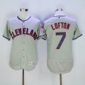 2016 Indians #7 Kenny Lofton gray Flexbase Authentic Collection Jersey