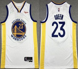 Golden State Warriors #23 Draymond-Green white nike nba basketball jerseys 75th-XD