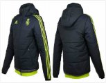 2015 Real Madrid Training Padded Jacket Dk Grey