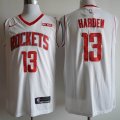 Nike Houston Rockets #13 James Harden white Basketball jersey-XD