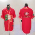 Nike San Francisco red Mexico baseball jerseys Joint Name 05