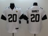 Jacksonville Jaguars #20 Ramsey white nike Color Rush Limited Jersey