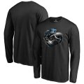 North Carolina Tar Heels Midnight Mascot Long Sleeve T-Shirt - Black