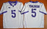 2015 TCU Horned Frogs #5 LaDainian Tomlinson White College football Jersey